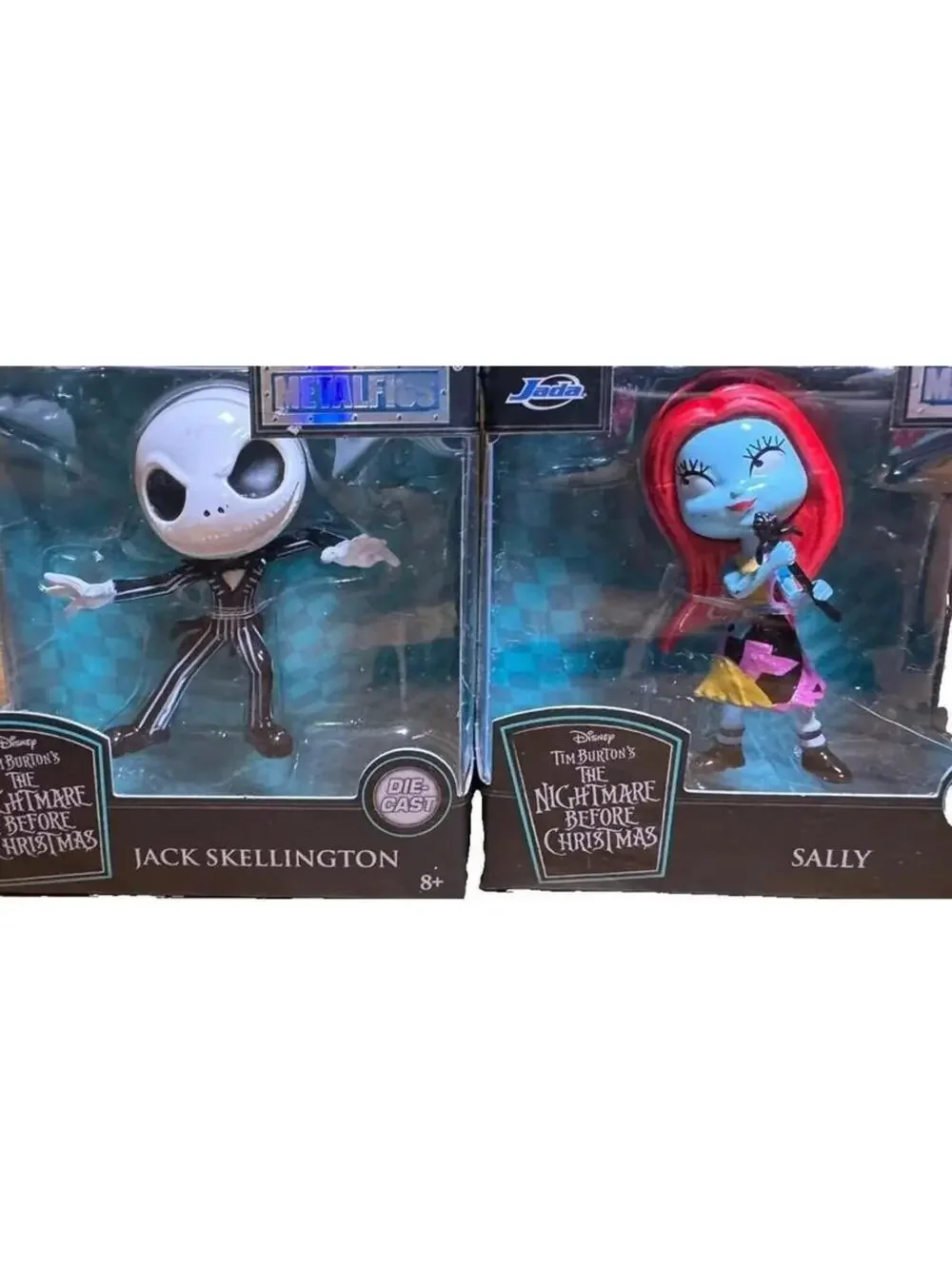 METALFIGS The Nightmare Before Christmas Figures Set Of 4 NEW Diecast Jack Sally